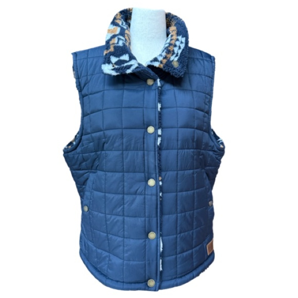 Pendleton WOMEN'S MANZANITA REVERSIBLE VEST Size XL
